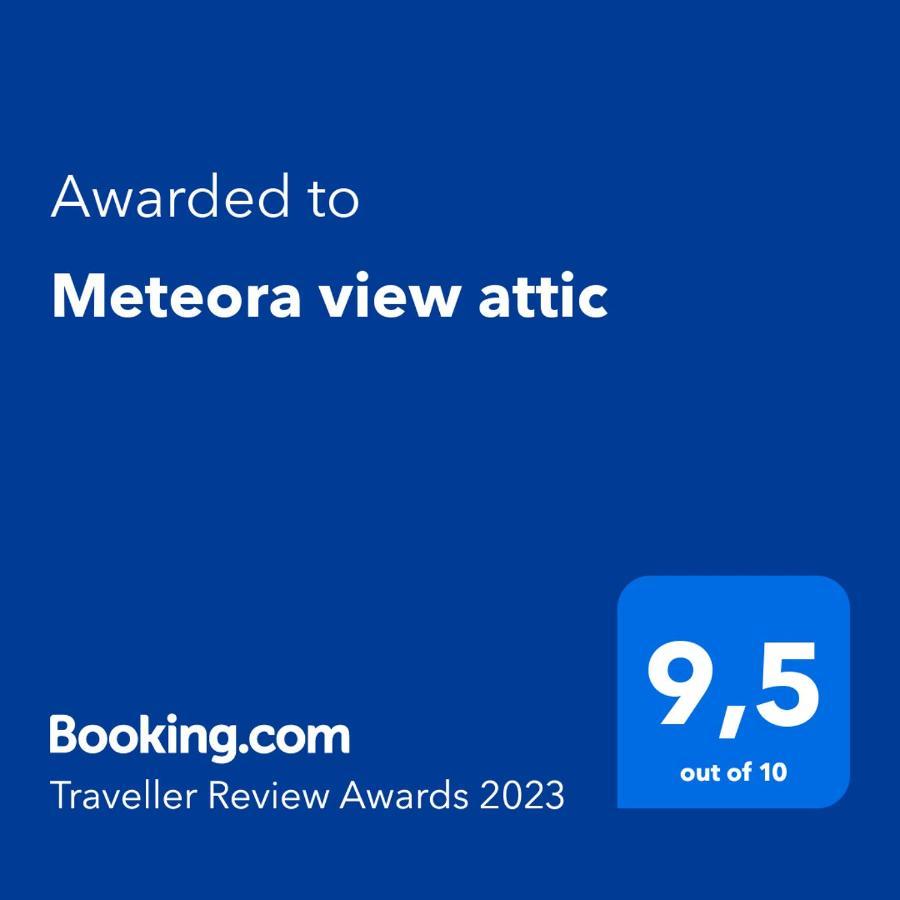 Apartament Meteora View Attic Kalambaka Zewnętrze zdjęcie
